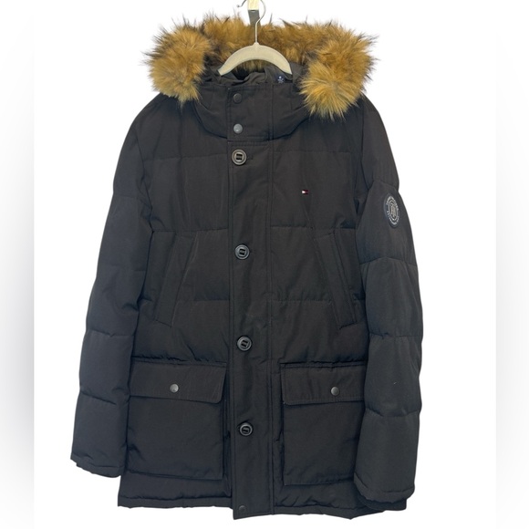 Tommy Hilfiger Other - Tommy Hilfiger Men's Arctic Cloth Heavyweight Performance Parka BLACK / Medium